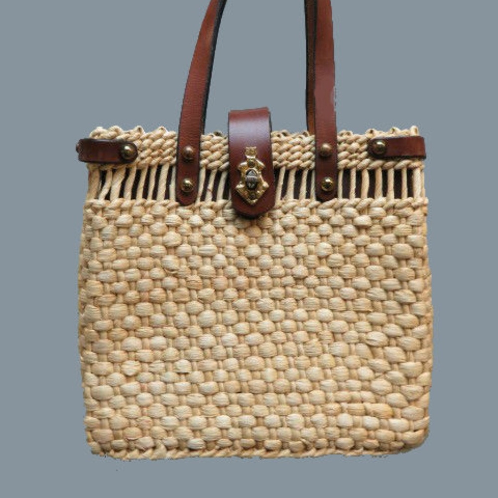 JOHN ROMAIN Rare Vintage Weaved Purse